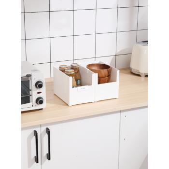 廚房收納盒調料碗碟鍋具分類置物架桌面抽屜雜物整理儲物櫥柜收納
