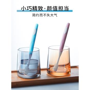 玻璃漱口杯酒店客房專用水杯賓館洗漱杯子民宿商用刷牙杯公寓家用