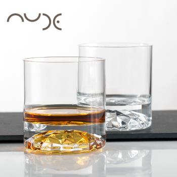 NUDE進口 土耳其水晶玻璃威士忌酒杯 努德洋酒杯白蘭地杯古典酒杯