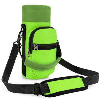 新款戶外騎行登山旅行單肩休閑斜挎水壺包套保溫杯包手機包水瓶