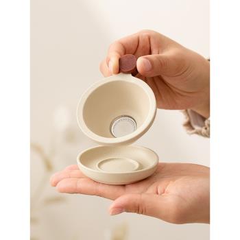 米黃茶濾茶漏茶葉茶隔濾網過濾器公道杯一體陶瓷茶具配件泡茶漏斗