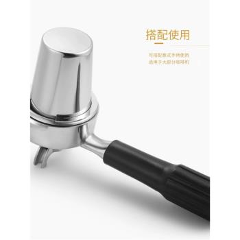 不銹鋼接粉杯加厚意式咖啡機手柄接粉器聞香杯EK43磨豆機通用304
