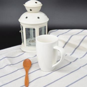 樂家陶瓷杯子家用純白隨手杯歐式簡約馬克杯辦公咖啡杯商用花茶杯