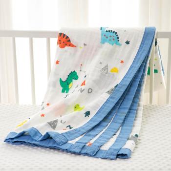 嬰兒寶寶四季通用單人紗布蓋毯