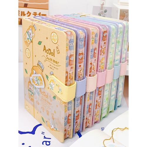 手帳本高顏值學生筆記本本子網紅手賬本日記本精致高級少女可愛風