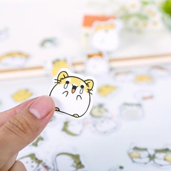 手賬貼紙韓國創意貼紙包卡通小清新可愛裝飾貼畫手帳素材套裝圖案