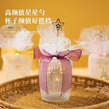 ins網紅太陽花玻璃杯子伴手禮小禮物結婚伴朗伴娘回禮禮品小物件