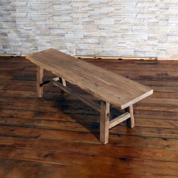 古樸年代田園實木凳子簡約老榆木老門板長條凳餐桌配套餐凳長板凳
