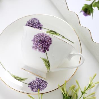 歐式陶瓷咖啡杯套裝簡約掛耳咖啡杯碟英式下午茶杯拿鐵咖啡配架勺