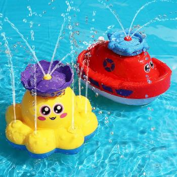 電動八爪魚小輪浴室游泳洗澡玩具