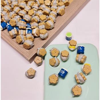 RE-MENT角落生物的面包烘焙房盲盒奶油膠配件DIY材料微縮食玩玩具