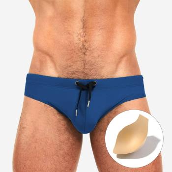 UXH男士性感貼身抽繩三角泳褲帶罩杯時尚簡約外貿沙灘三角游泳褲