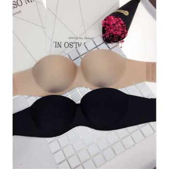 Invisible Strapless Bras Sexy Push Up Bra Silicone隱形內衣女