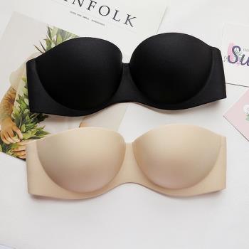 Invisible Strapless Bras Sexy Push Up Bra Silicone隱形內衣