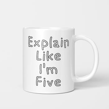 Explain Like im Five 杯子 創意搞怪好玩個性馬克杯 陶瓷咖啡杯