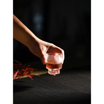 玻璃小酒杯創意梅子清酒酒具日本子彈一口杯利口白酒杯燒酒盅日式