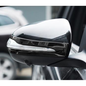 適用奔馳新C200L/GLC300L/E300L/後視鏡飾條改裝後視鏡倒車防撞貼