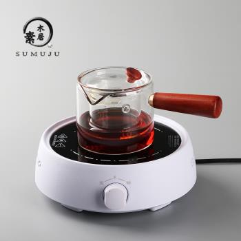 耐高溫玻璃煮茶壺側把煮茶器小青柑過濾泡茶壺家用電陶爐茶具套裝