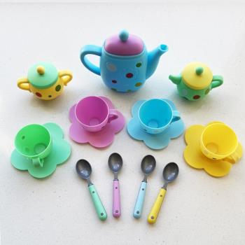 兒童茶壺茶具仿真廚房塑料水壺杯子幼兒園女孩下午茶過家家玩具