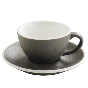 咖啡杯碟套裝300ml陶瓷復古精致意式濃縮標準卡布奇諾拉花拿鐵杯