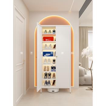 北歐鞋柜家用門口簡約簡易大容量小戶型收納儲物柜簡約現代陽臺柜