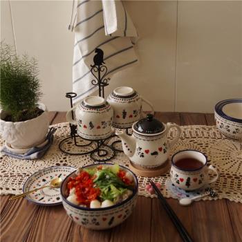 復古經典芬蘭圖案愛麗絲茶壺茶具童話愛麗絲夢游仙境下午茶套裝