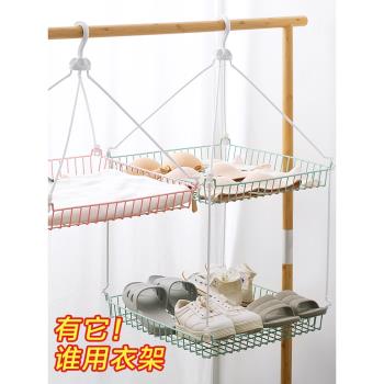 曬襪子網兜家用雙層晾衣防變形平鋪曬衣服籃曬襪子毛衣專用晾衣架