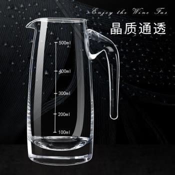 玻璃白酒分酒器醒酒器家用套裝小號紅酒洋酒扎壺100ml中式飯店用