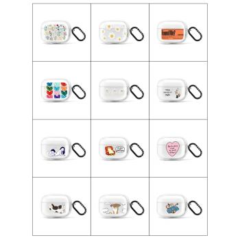 casetify適用蘋果Airpods 3/4代三無線藍牙耳機保護套軟殼子透明airpods pro 2代二潮牌ins風小眾輕奢藝術套