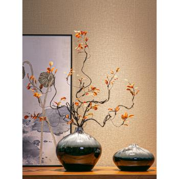 新中式復古懷舊景德鎮陶瓷花瓶玄關電視柜餐桌禪意家居擺件工藝品