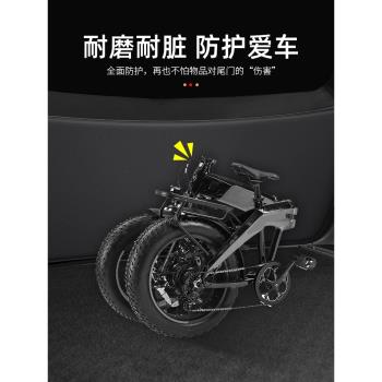 適用23款本田crv皓影urv汽車尾門防踢墊后備箱防護尾箱裝飾用品貼