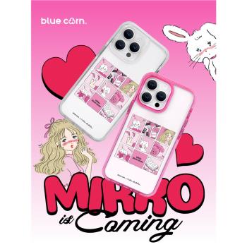 【bluecorn】聯名MIKKO粉色九宮格女孩適用于蘋果iPhone 15 Pro Max 14 13magsafe防摔手機殼全包磁吸手機套