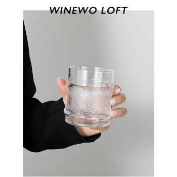 限定款掛冰杯手感杯高階感威士忌杯日式玻璃杯超級貼手酒杯啤酒杯