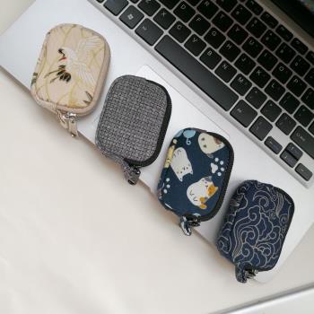 適用於AirPods1/2/3代4代pro無線藍牙耳機保護套藍色卡通收納拉鏈包