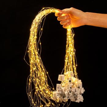 50/100個網紅LED發光燈串花束禮盒蛋糕裝飾彩燈派對場景布置閃燈