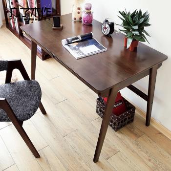 實木書桌櫸木辦公桌家用電腦桌簡約臥室書房寫字桌子1.2米學習桌