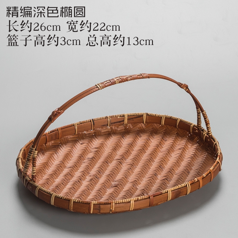 流】煎茶道具 竹網細工提籃 JQ486 【公式通販】