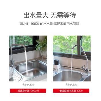不銹鋼中央凈水器家用直飲廚房凈化器凈水機超濾自來水管道過濾器