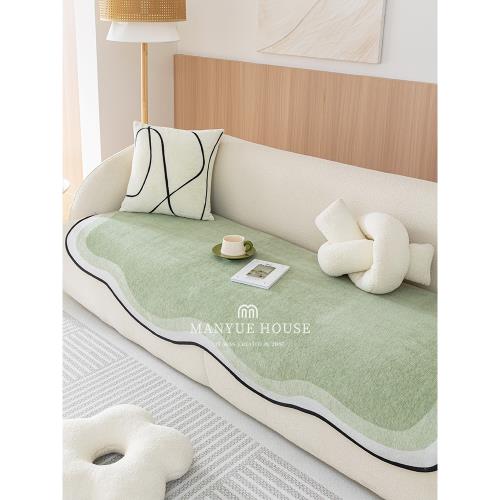 蔓越家 CoCo-Cloud 北歐雪尼爾異形沙發墊四季通用沙發防滑蓋布巾