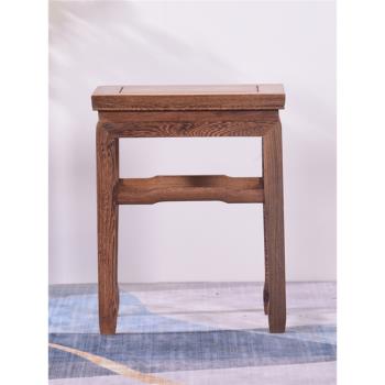 紅木小方凳雞翅木矮凳家用木頭凳子實木成人客廳板凳沙發凳化妝凳
