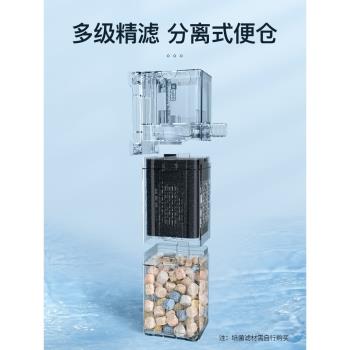 yee 魚缸過濾器三合一魚缸循環泵內置免換水小型過濾器靜音增氧