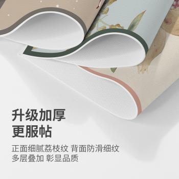 茶杯墊隔熱墊新中式碗盤瀝水茶杯墊布防水防油速幹吸水高檔餐桌墊