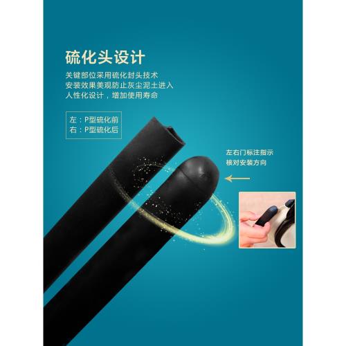 豐田卡羅拉銳放汽車門縫裝飾專用防塵隔音降噪配件用品改裝密封條