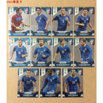 足球球星卡 帕尼尼 prizm正式版 2014世界杯 意大利 全套及單卡