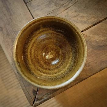 【有草建盞】建陽建盞柴燒復古茶末釉作品 茶沫釉茶杯 束口