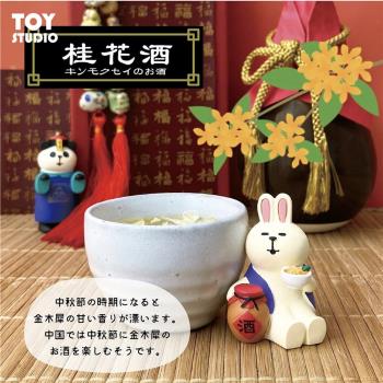 中秋系列貓咪小動物迷你擺件可愛創意日式桌面拍攝道具小公仔擺飾