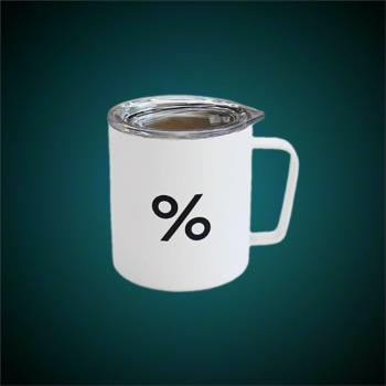 現貨 Arabica% coffee 阿拉比卡百分號馬克杯不銹鋼磨砂咖啡杯