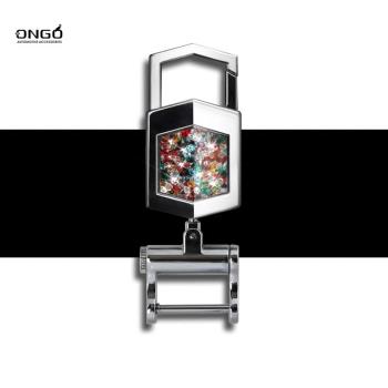 ONGO形動適用于汽車鑰匙扣奔馳保時捷路虎瑪莎奧迪創意車鑰匙掛件