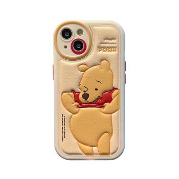 可愛維尼熊適用iphone14/15promax蘋果13手機殼12新款11卡通xs迪士尼15pro