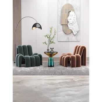 北歐設計師創意個性休閑蜘蛛沙發單人椅客廳小戶型異形懶人沙發椅